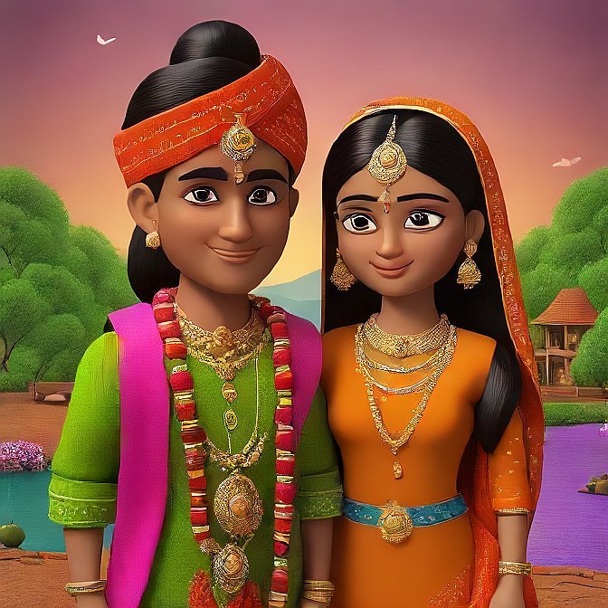 3D cartoon character art